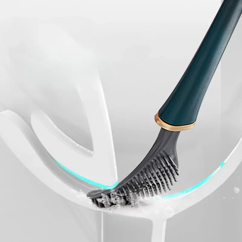 SumiClean - Brosse de Toilette en Silicone Rigoriste pour Votre Salle de Bain