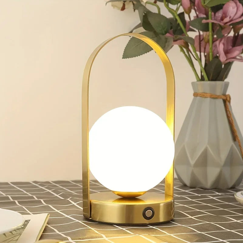 FlexiGlow – Lampe de table LED rechargeable pour l'extérieur
