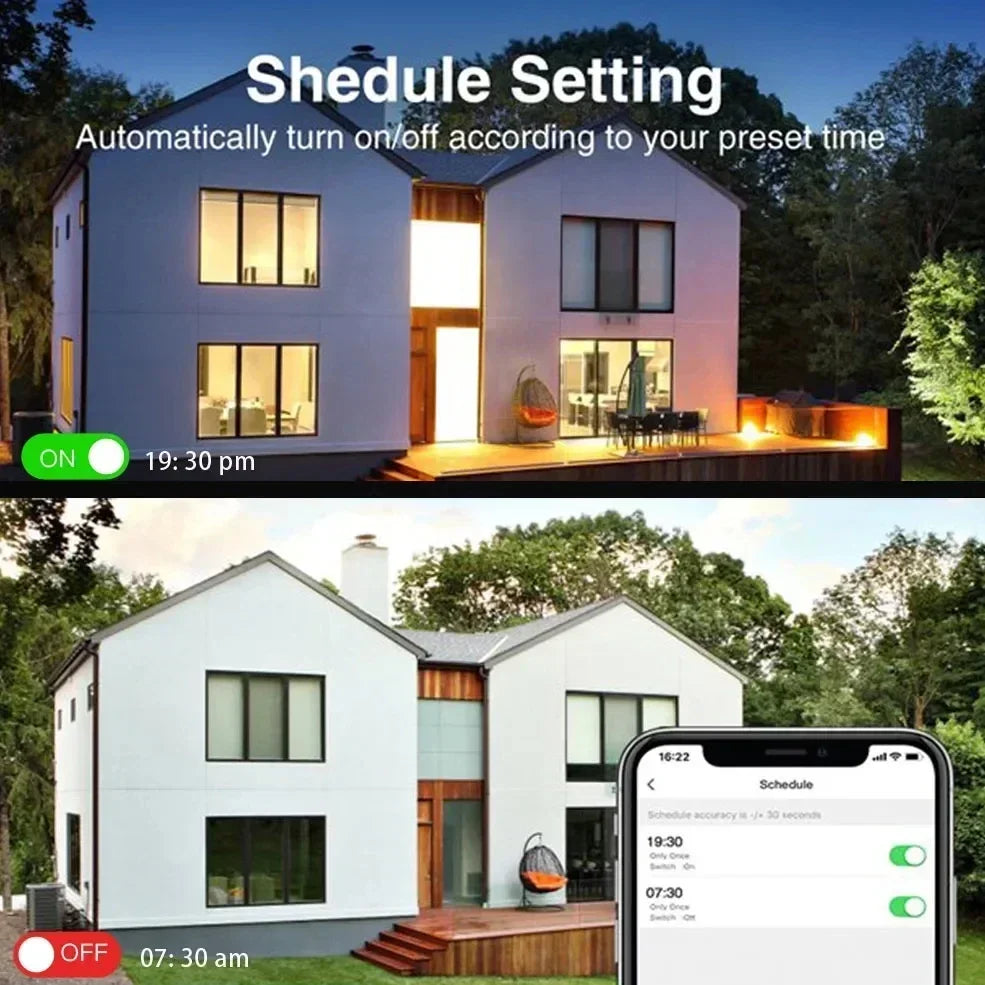 Ampoules LED intelligentes Tuya Zigbee E27 E14 GU10 - Dimmable RGB contrôlées par Wifi via les applications SmartLife Google Alexa