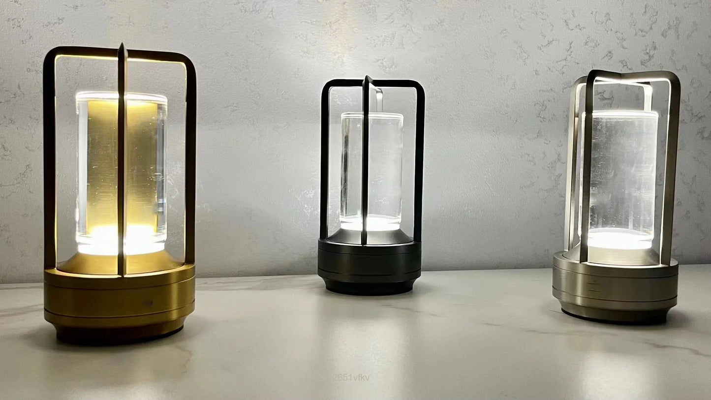 Lampe de table LuxeGlow sans fil rechargeable - Élégante lampe sans fil pour chaque ambiance