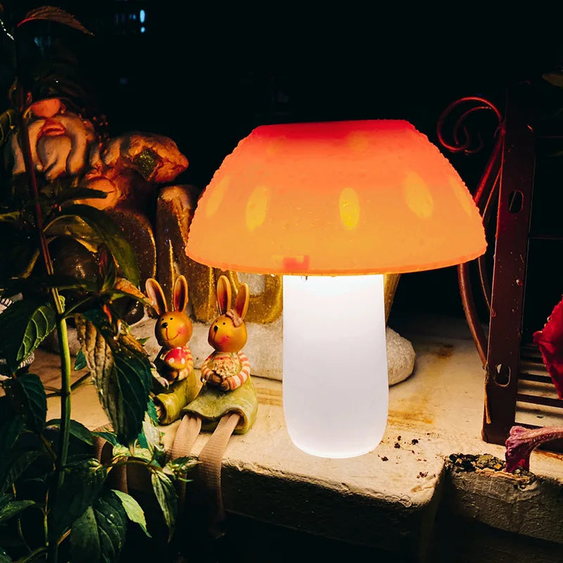 Floroux lampe de jardin LED | Lumière champignon solaire | Étanche et ambiance lumineuse | Décoration pour jardin et chemin