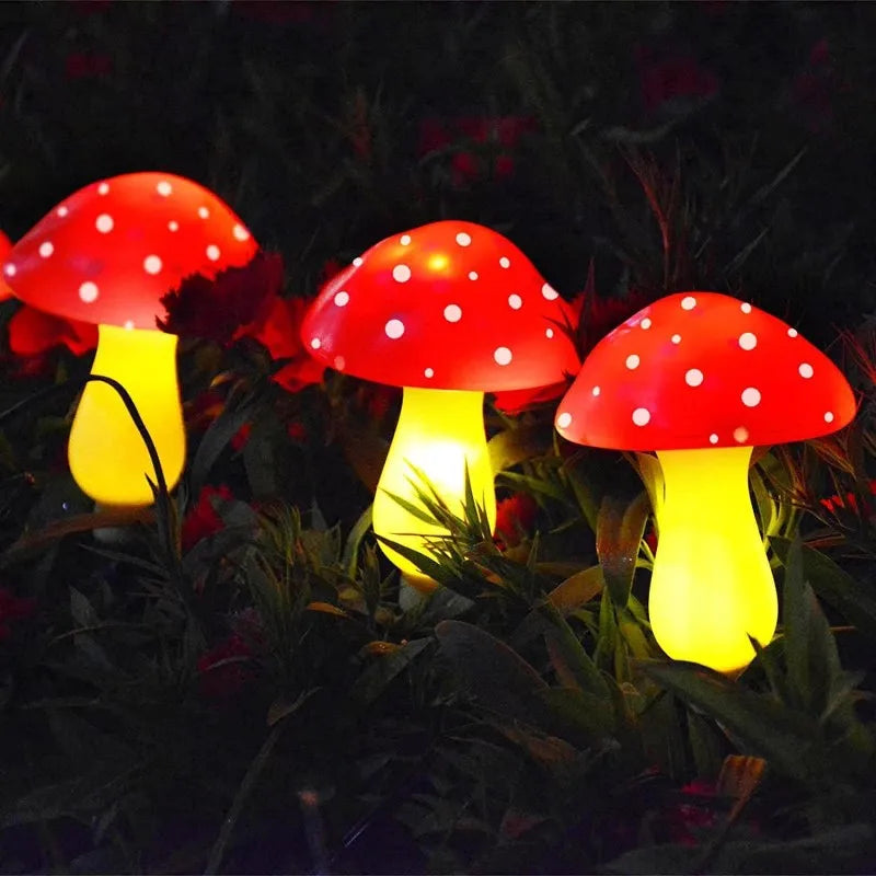 Floroux lampe de jardin LED | Lumière champignon solaire | Étanche et ambiance lumineuse | Décoration pour jardin et chemin
