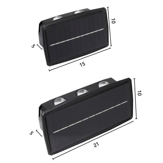 Lampe murale extérieure solaire LED - Étanche