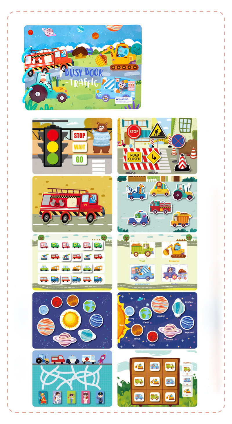 EduPlay - Livre d'activités Montessori créatif pour enfants