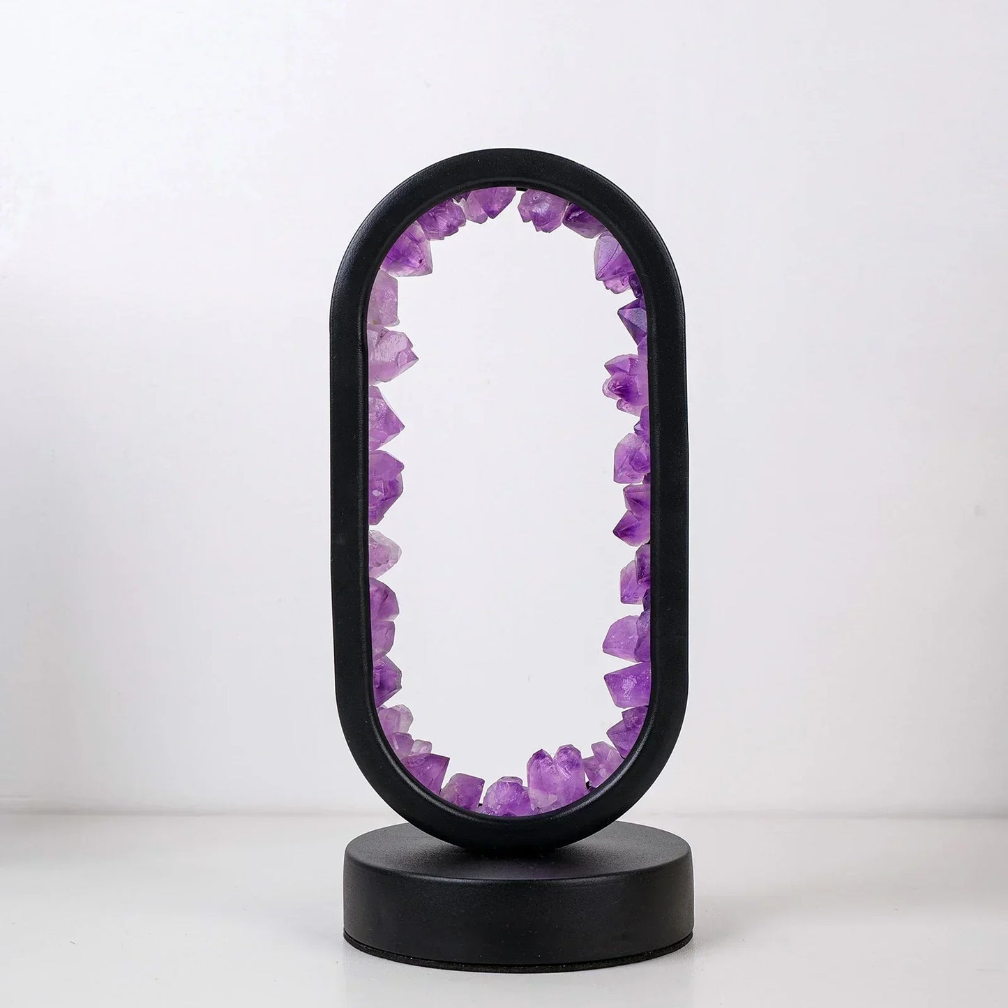 AuraViolette – Éclairage en Cristal Naturel pour Ambiance Relaxante