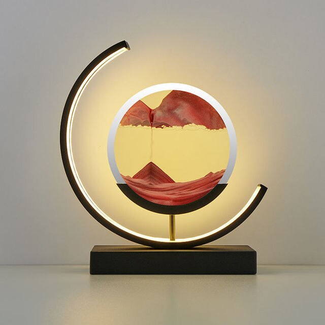 3D-LED-Lampe "Sables du Temps"