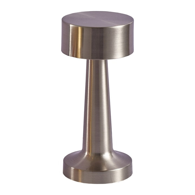 LumiAura - Lampe de table LED sans fil au style rétro chic - Rechargeable par USB