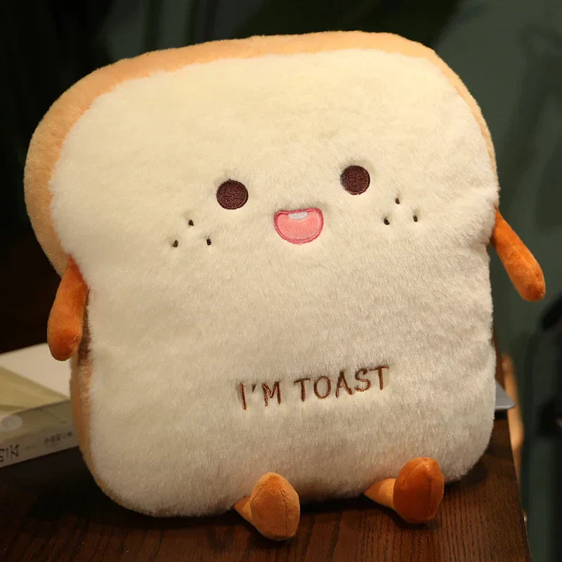 Floroux - Oreiller Toast d'Ours Douillet pour Enfants avec Design Unique