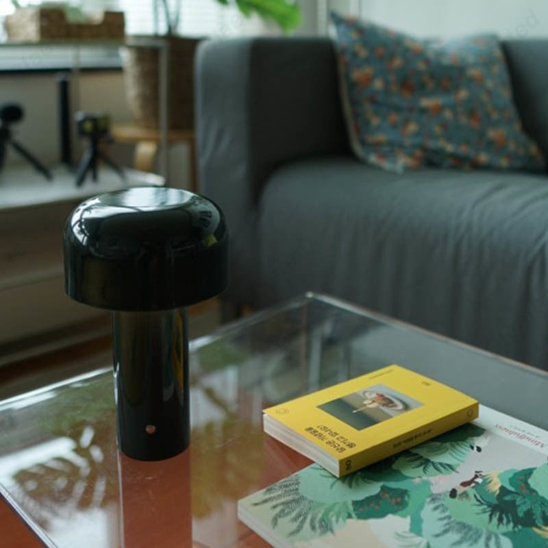 LumiVintage - Lampe de Table Rétro LED Sans Fil avec Contrôle Tactile (USB)