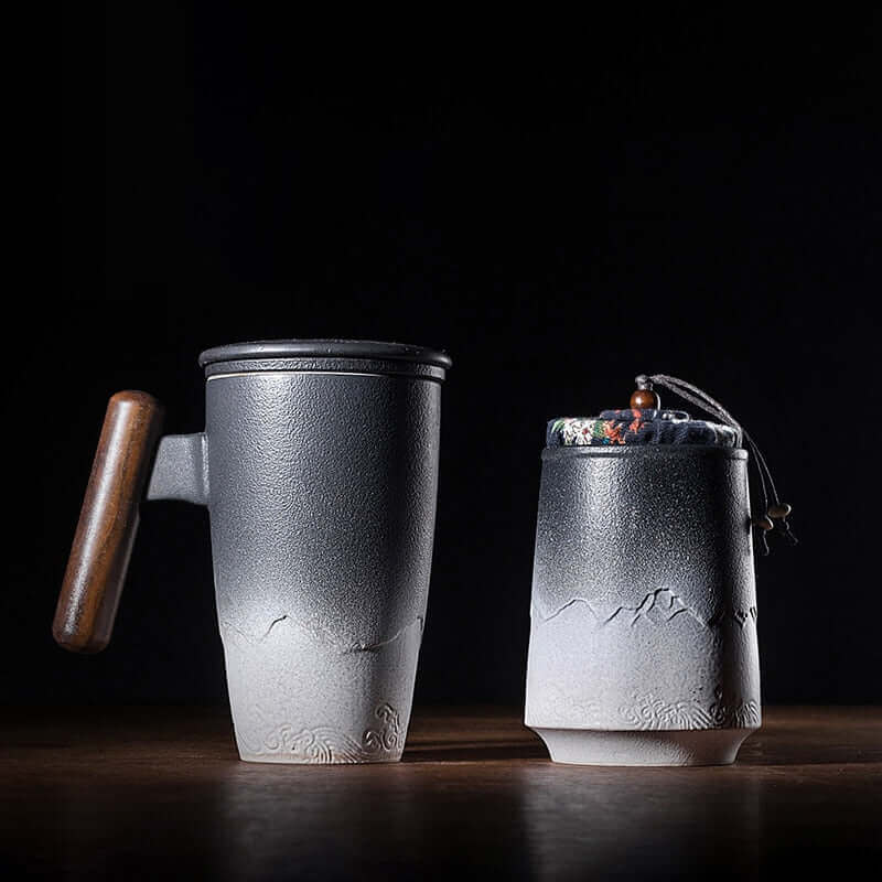 Tasse traditionnelle avec couvercle