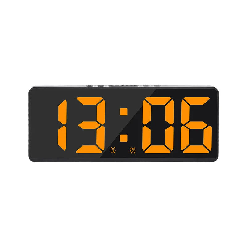 Floroux LED alarm clock with voice control | Silent night mode | Modern design