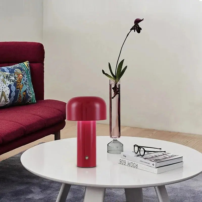 LumiChampignon - Lampe de Chevet LED Multicolore avec Charge USB