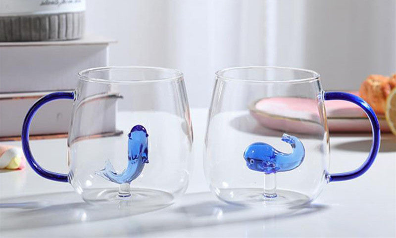 Farmland gobelet en verre 3D avec motif animal