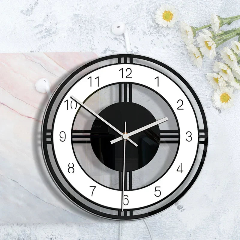Floroux | Grand horloge murale en acrylique
