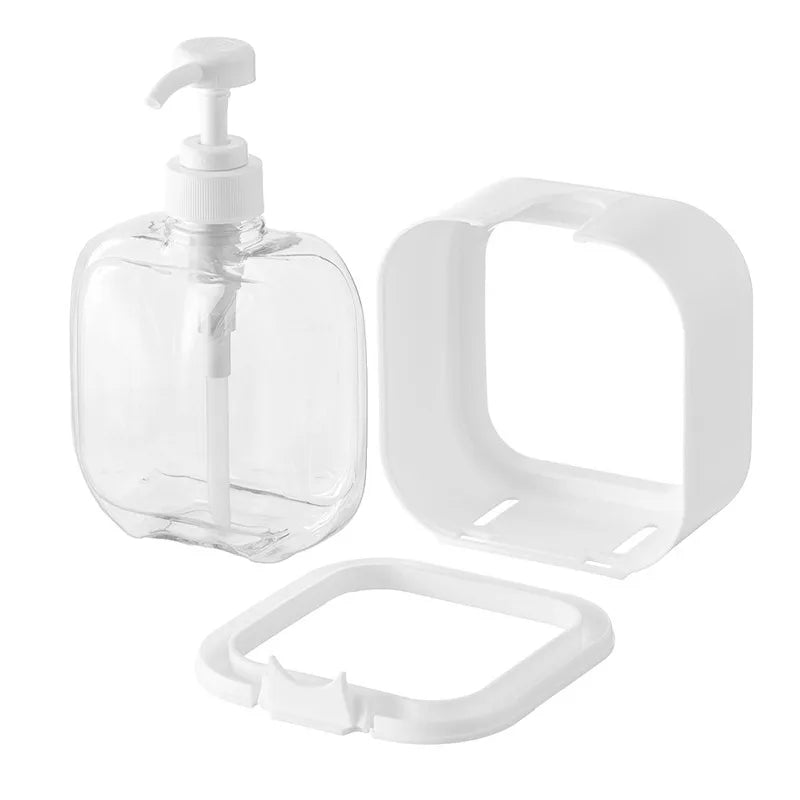 Floroux Nordic Design Distributeur de savon | Accessoire de salle de bain minimaliste | Réutilisable et élégant