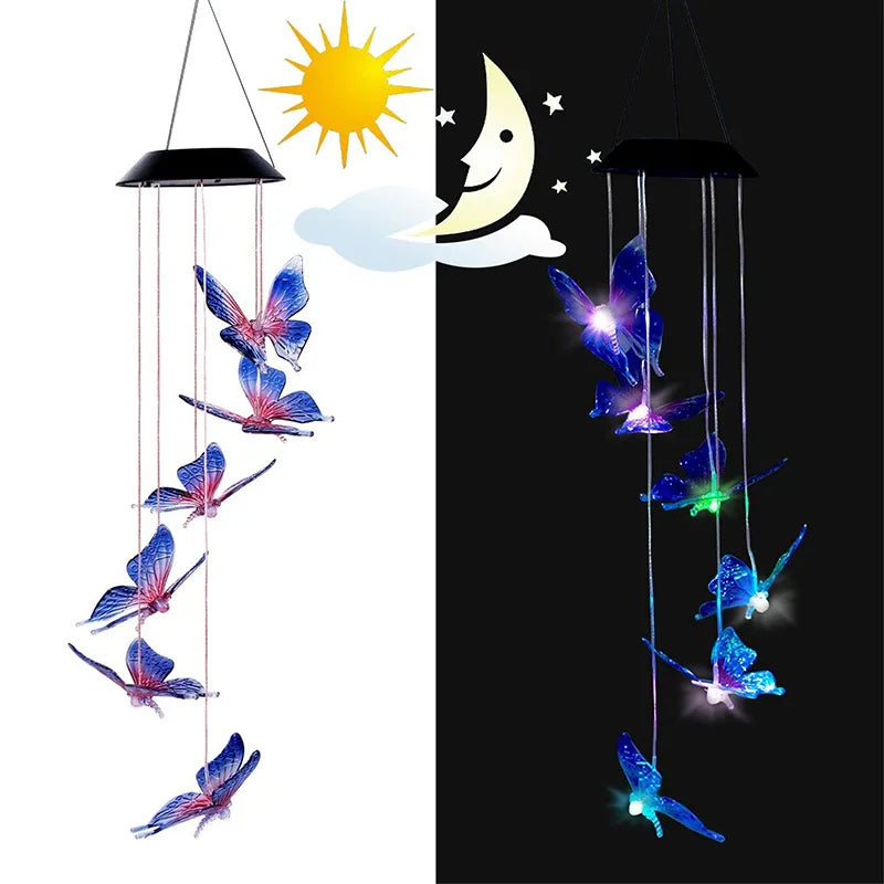 Papillon – Lumière solaire décorative