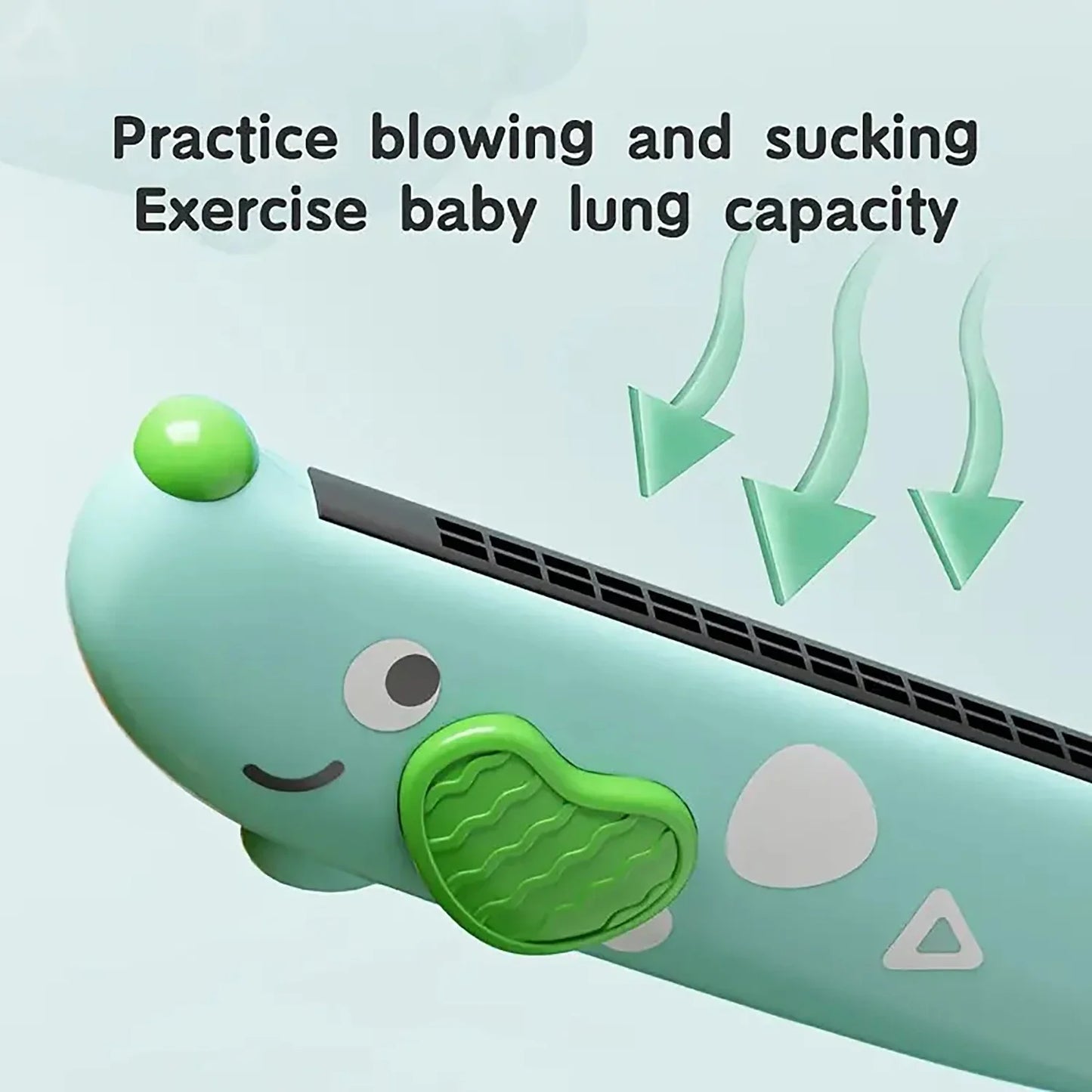 Harmonica en bois cartoon mignon pour enfants - Jouet musical Montessori créatif pour garçons et filles, cadeau idéal pour les jeunes musiciens