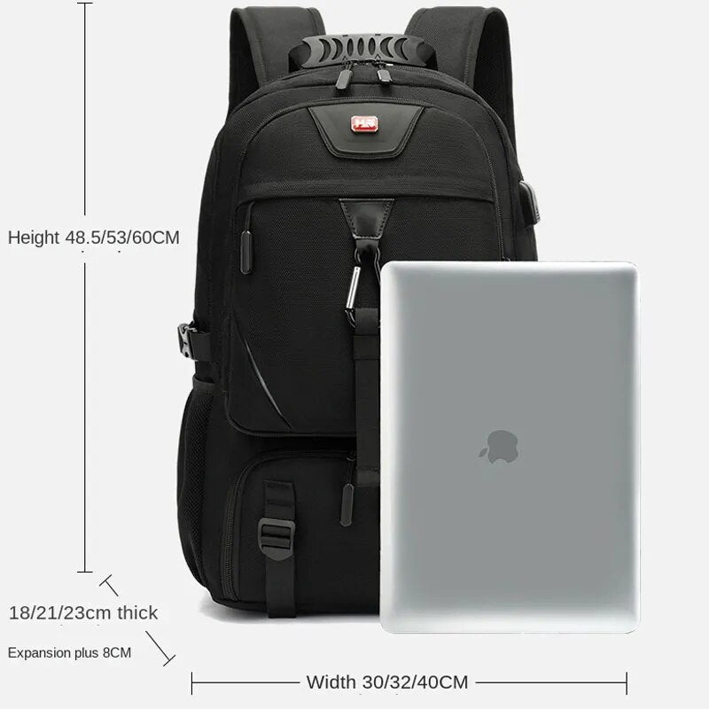 TechTrek Pro Sac à Dos - Sac à Dos avec port de chargement USB pratique