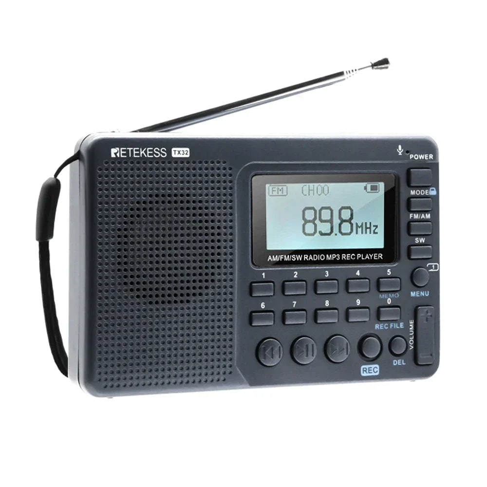 EchoWave - Radio rétro portable avec un son puissant
