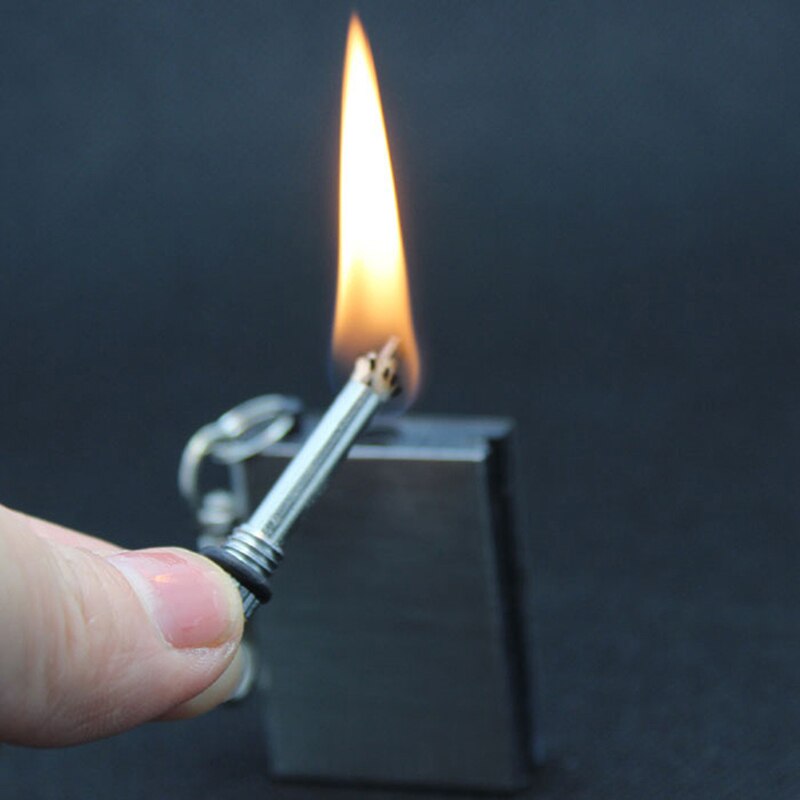 Floroux Stainless Steel Lighter | Permanent Match | Outdoor & Everyday | Reusable