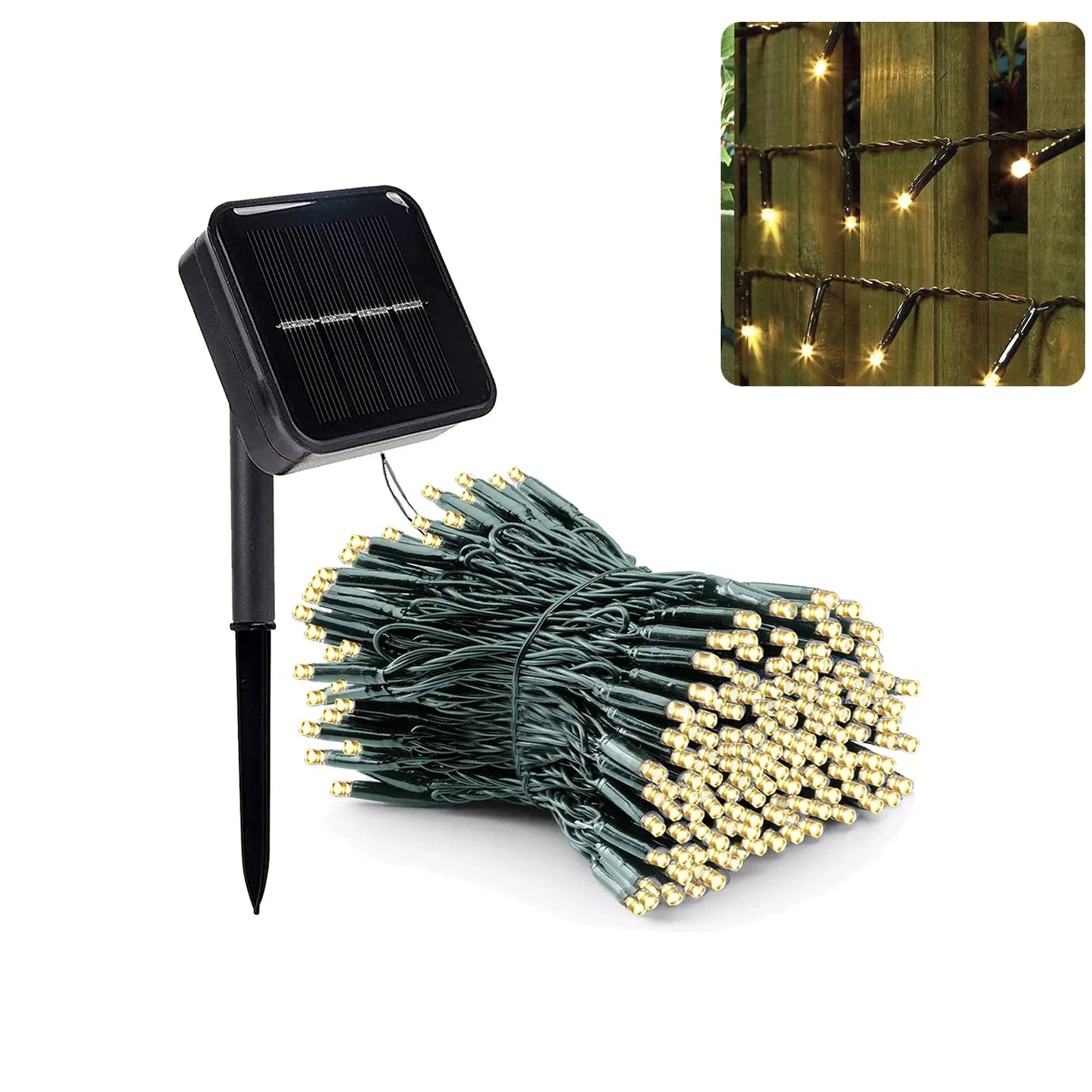 LumièreJoyeuse Éclairage de Noël - Éclairage Solaire Magique à LED pour l'extérieur