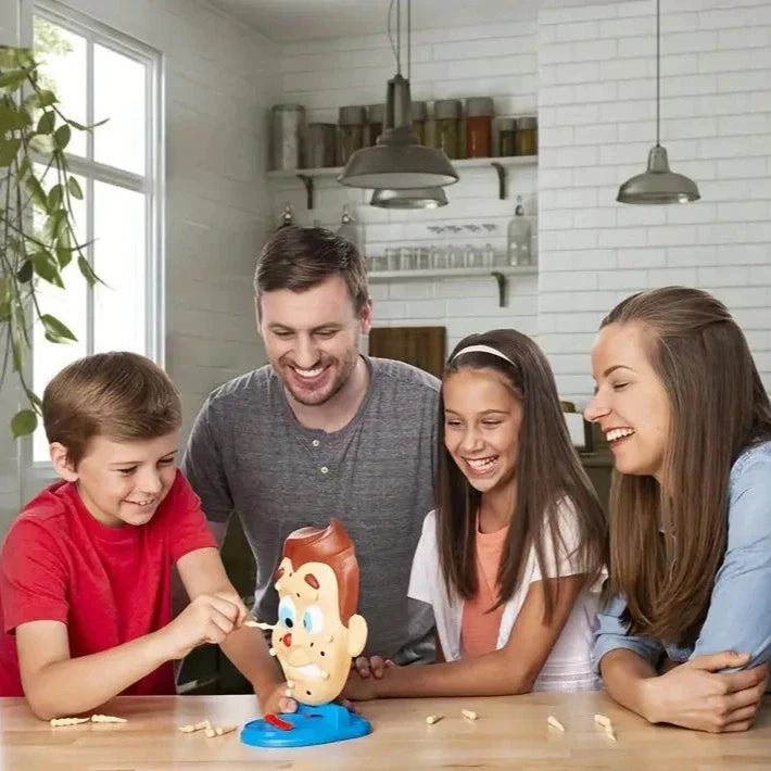 Jeu de popping de boutons avec spray d'eau - Amusement hilarant en famille pour les enfants, défi de pression anti-stress pour le visage, jouet interactif parent-enfant
