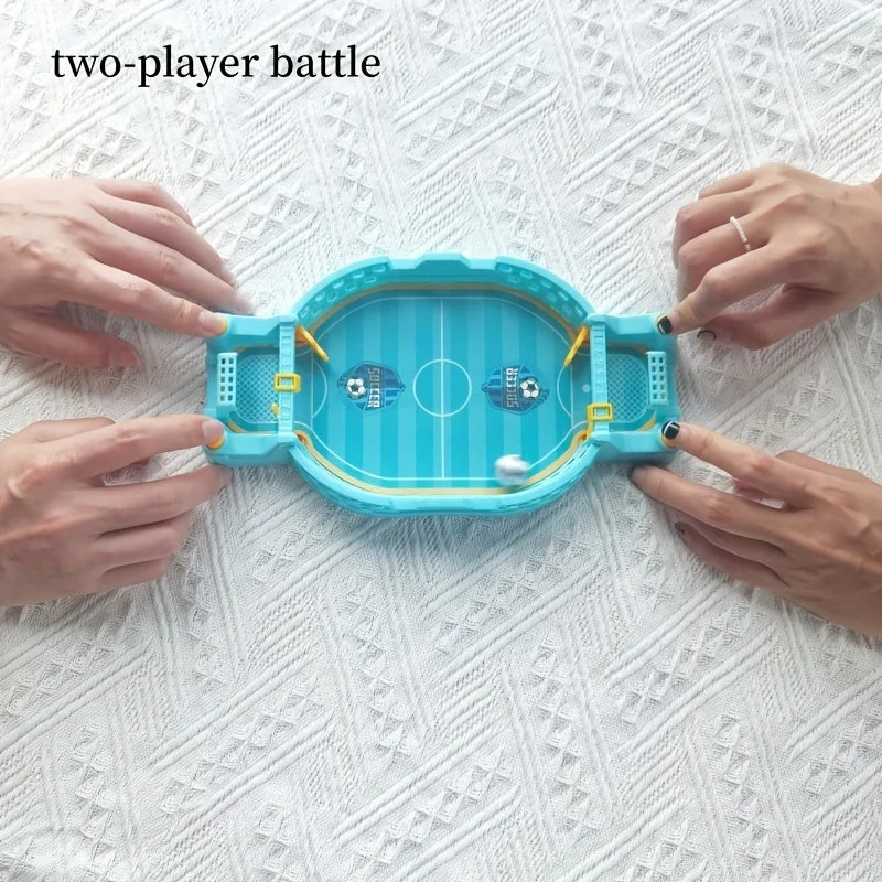 Jeu de football interactif pour enfants - Jeu de table à 2 joueurs, activité parent-enfant, jeu de puzzle portable en bleu/vert