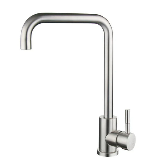 StainlessMix Robinet - Robinet de Cuisine en Acier Inoxydable Moderne