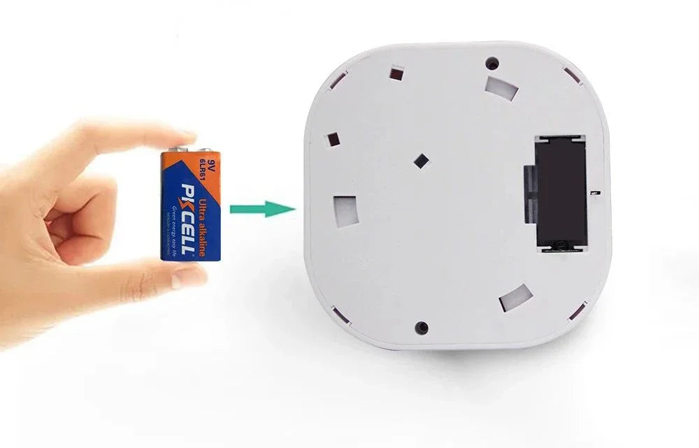 Détecteur de fumée et alarme intelligente Tuya - Alarme 80db contrôlée par WiFi via les applications SmartLife Google Alexa