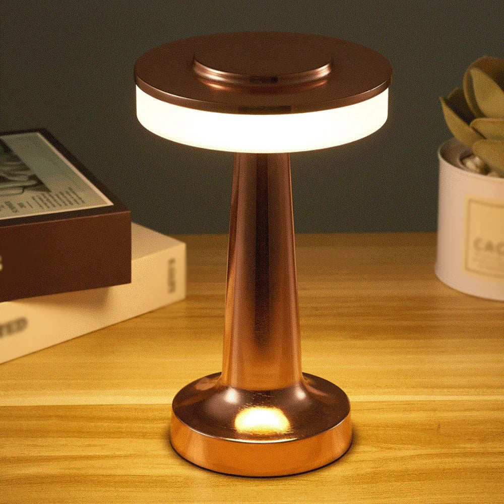 LumiRetro - Lampe LED Rechargeable pour Extérieur et Intérieur