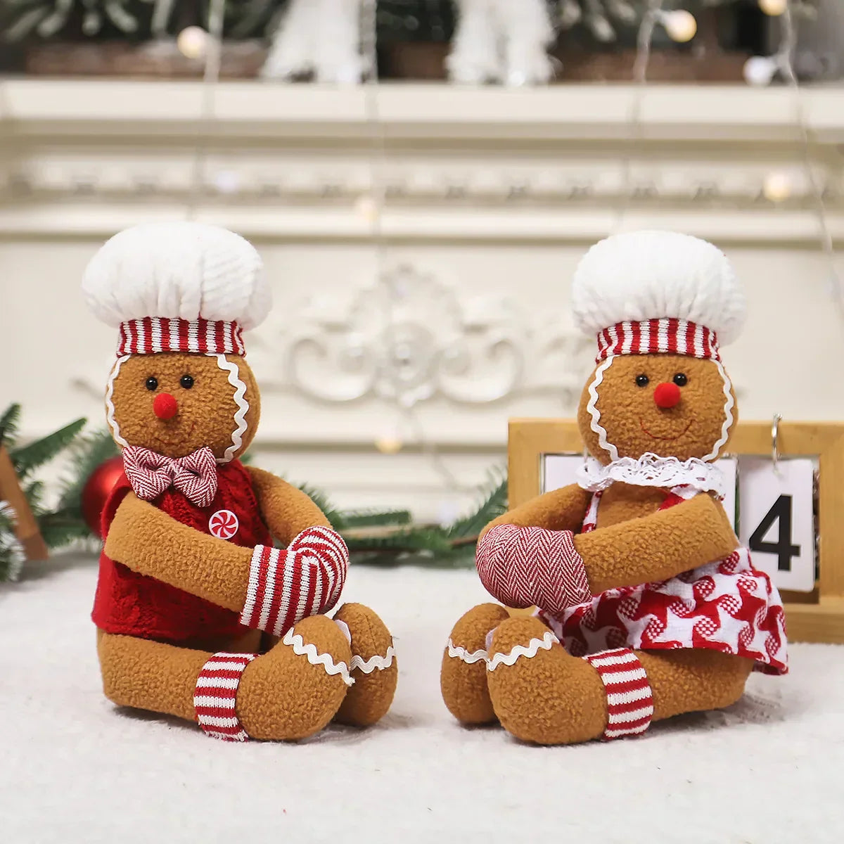 Floroux - Figurines de câlin de Noël charmantes pour une atmosphère festive
