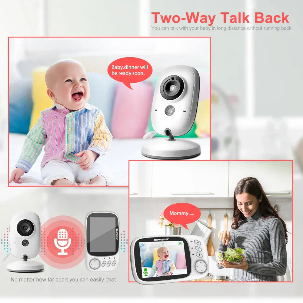 BabyEye Surveillance Bébé Intelligente - Moniteur Vidéo pour Connexion Claire