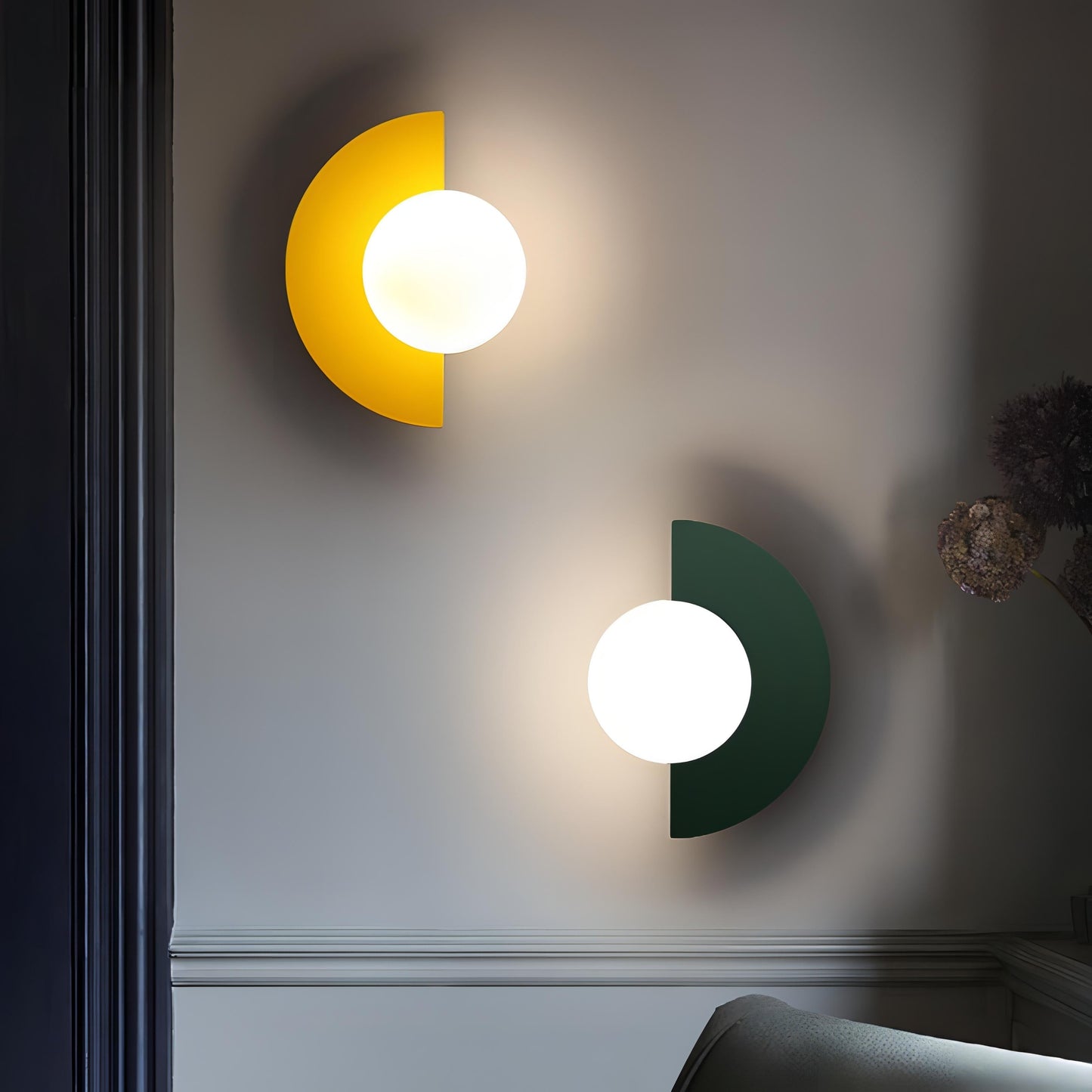 Floroux Half-Circle Wall Sconce Nordic | Modern Design | LED Lighting | Energy Saving