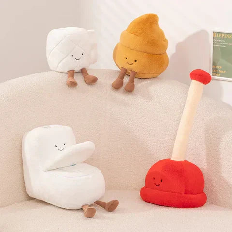Floroux Toilet Friend - Jouet drôle et câlin pour s'amuser et rire