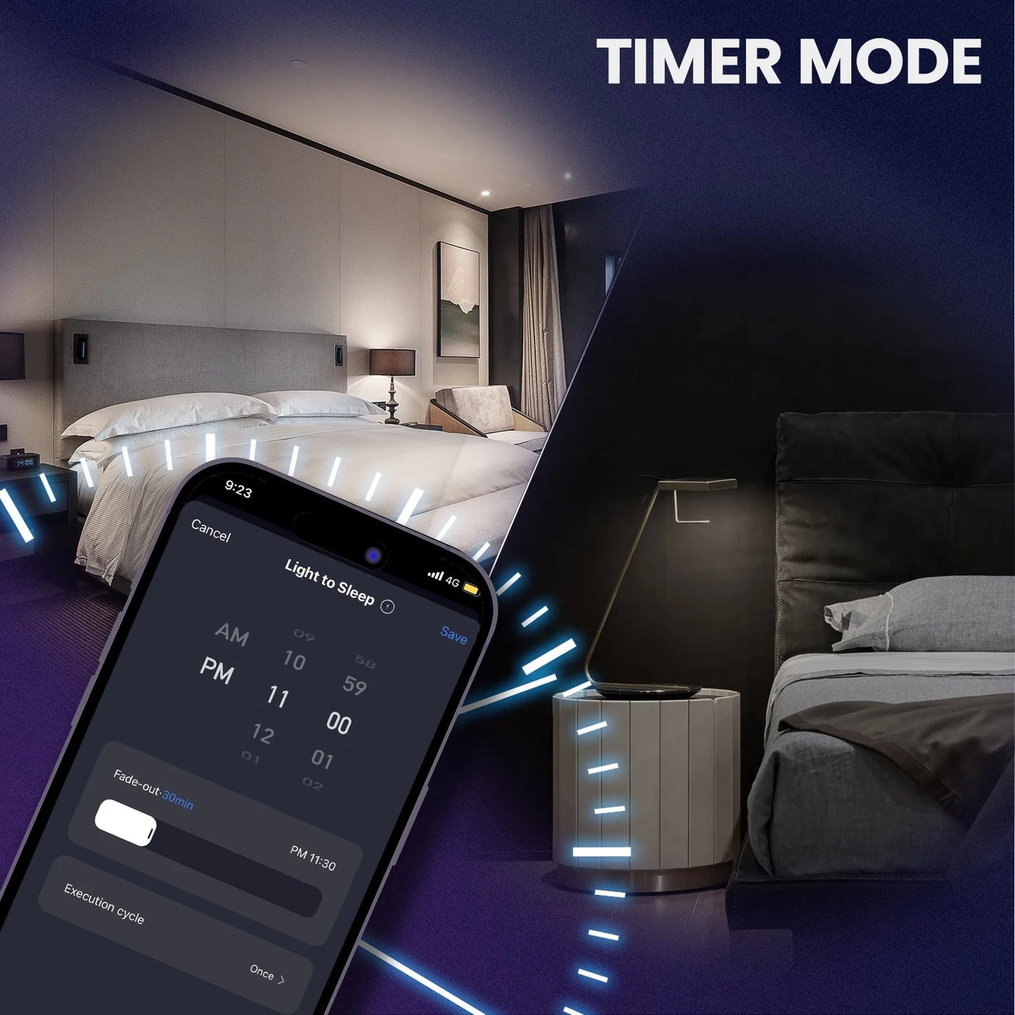 Ampoule LED Bluetooth Tuya Smart E27 9W - WiFi RGB Dimmable Contrôle via SmartLife Google Alexa Apps