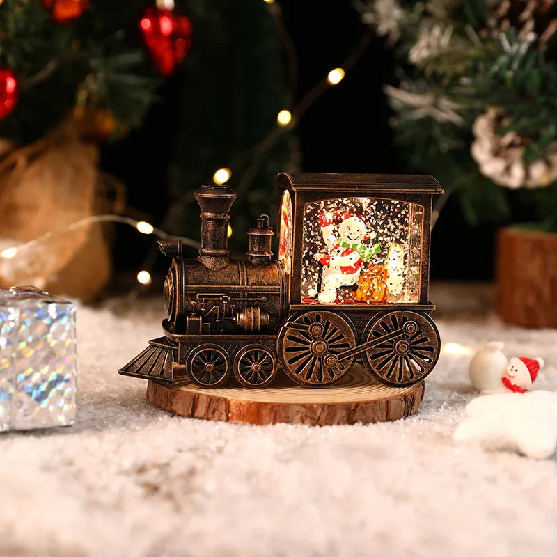 TrainEnchanté de Noël magique - Décoration de Noël magique avec LED