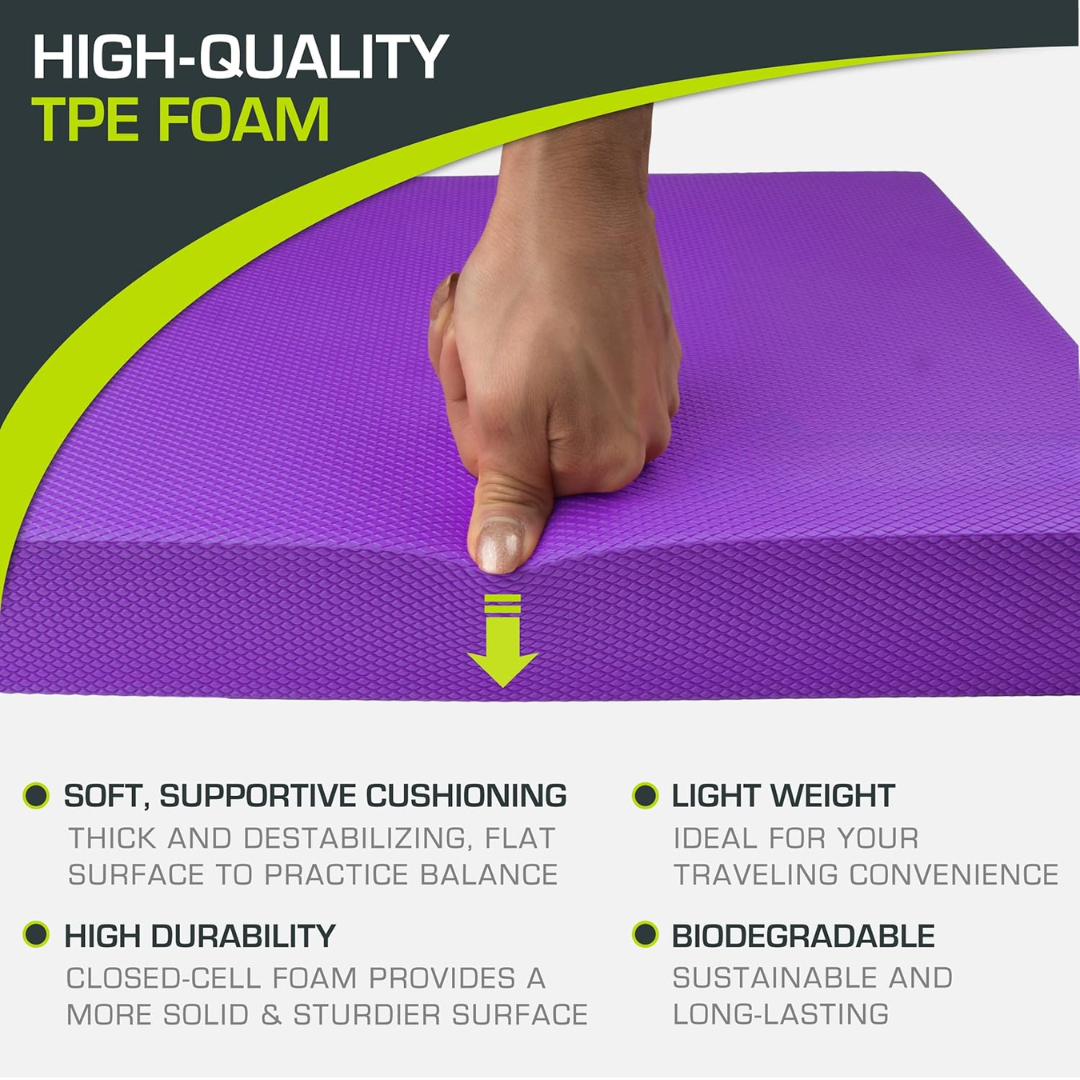 BalancePro – Tapis en mousse antidérapant rembourré pour une utilisation stable