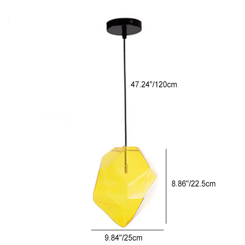 Floroux Suspension Light | Modern Glass Design | Irregular Shape | Living Room Light