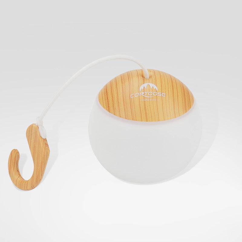 Floroux LED camping lamp minimalist | Rechargeable via USB | Portable and hanging | 3/4 brightness levels | Outdoor light
