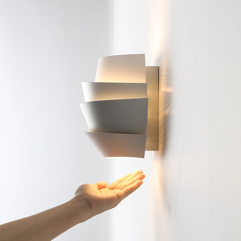 Floroux Lampe murale scandinave à double éclairage | Design moderne | Idéal pour le salon et la chambre