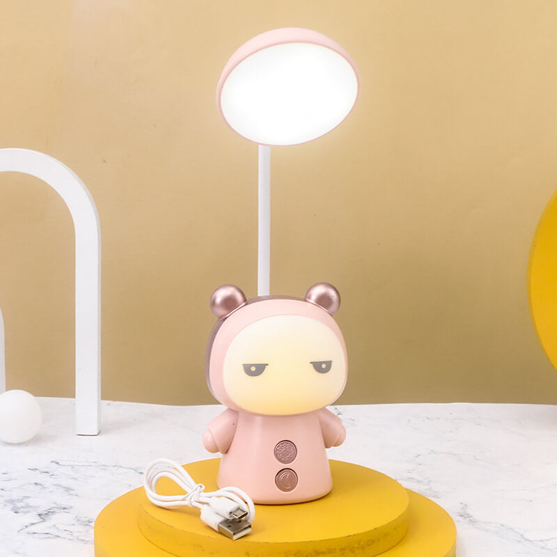 Floroux Lampe de Bureau LED Cartoon | Lumière Colorée Amie des Yeux | Design Adapté aux Enfants
