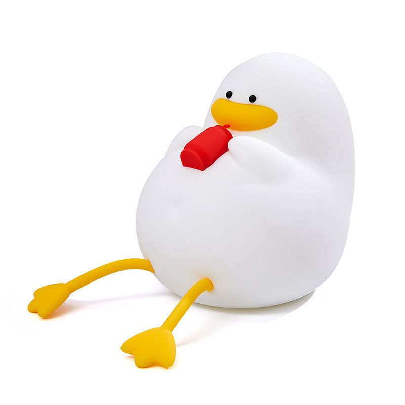 Lampe de nuit LED en silicone Duck
