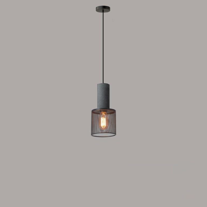 Floroux Industrial Design Hanging Light in Concrete | Cylindrical Shape | Modern Look | Perfect for the Living Room