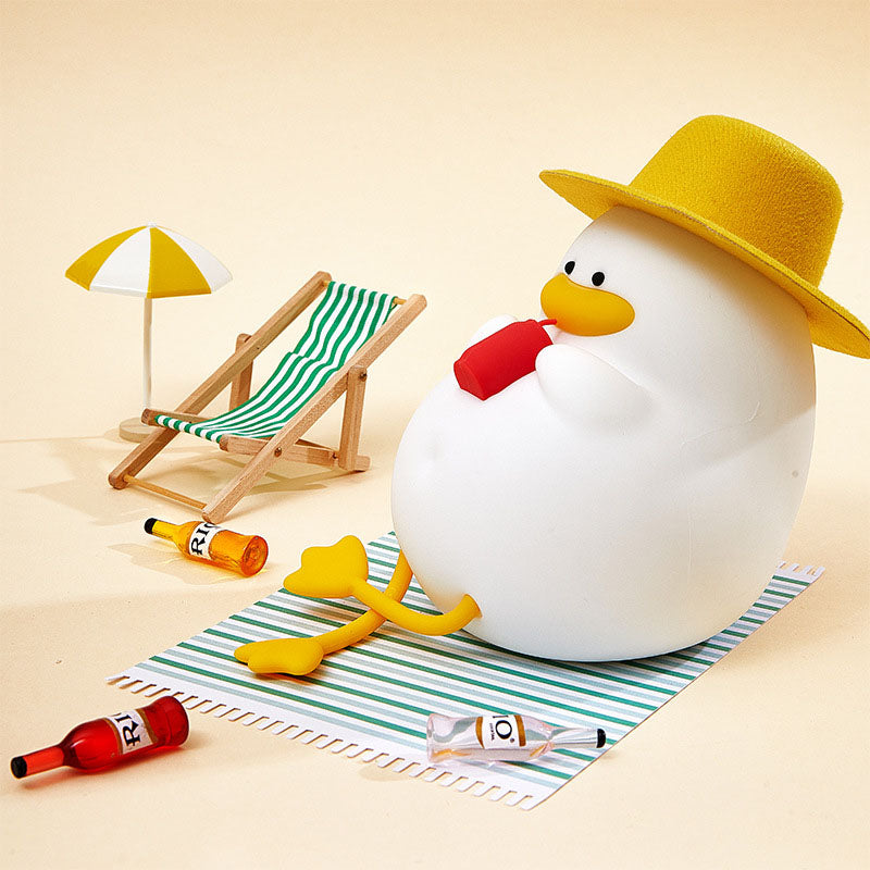 Lampe de nuit LED en silicone Duck