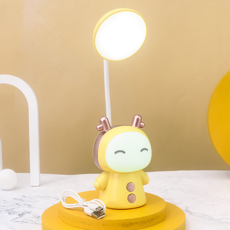 Floroux Lampe de Bureau LED Cartoon | Lumière Colorée Amie des Yeux | Design Adapté aux Enfants