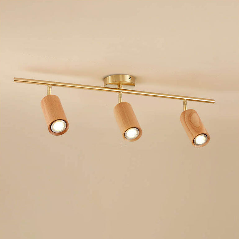 Floroux Design Nordique LED Plafonnier | Design en Bois Minimaliste | Économe en Énergie | Ambiance de Vie Moderne