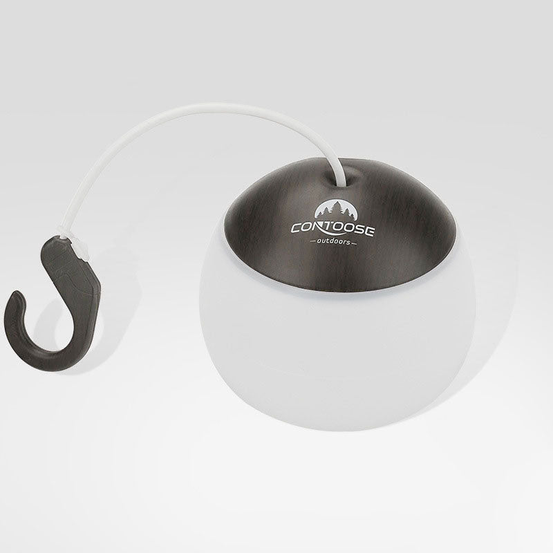 Floroux LED camping lamp minimalist | Rechargeable via USB | Portable and hanging | 3/4 brightness levels | Outdoor light