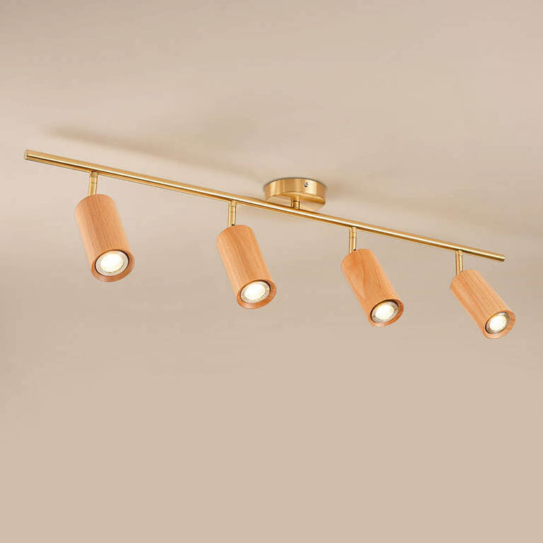 Floroux Design Nordique LED Plafonnier | Design en Bois Minimaliste | Économe en Énergie | Ambiance de Vie Moderne