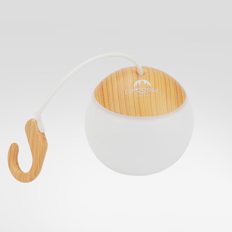 Floroux LED camping lamp minimalist | Rechargeable via USB | Portable and hanging | 3/4 brightness levels | Outdoor light