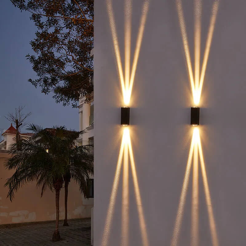 Floroux LED Outdoor Wall Light | Waterproof & Modern Design | Rectangular Outdoor Lamp for Home & Garden
